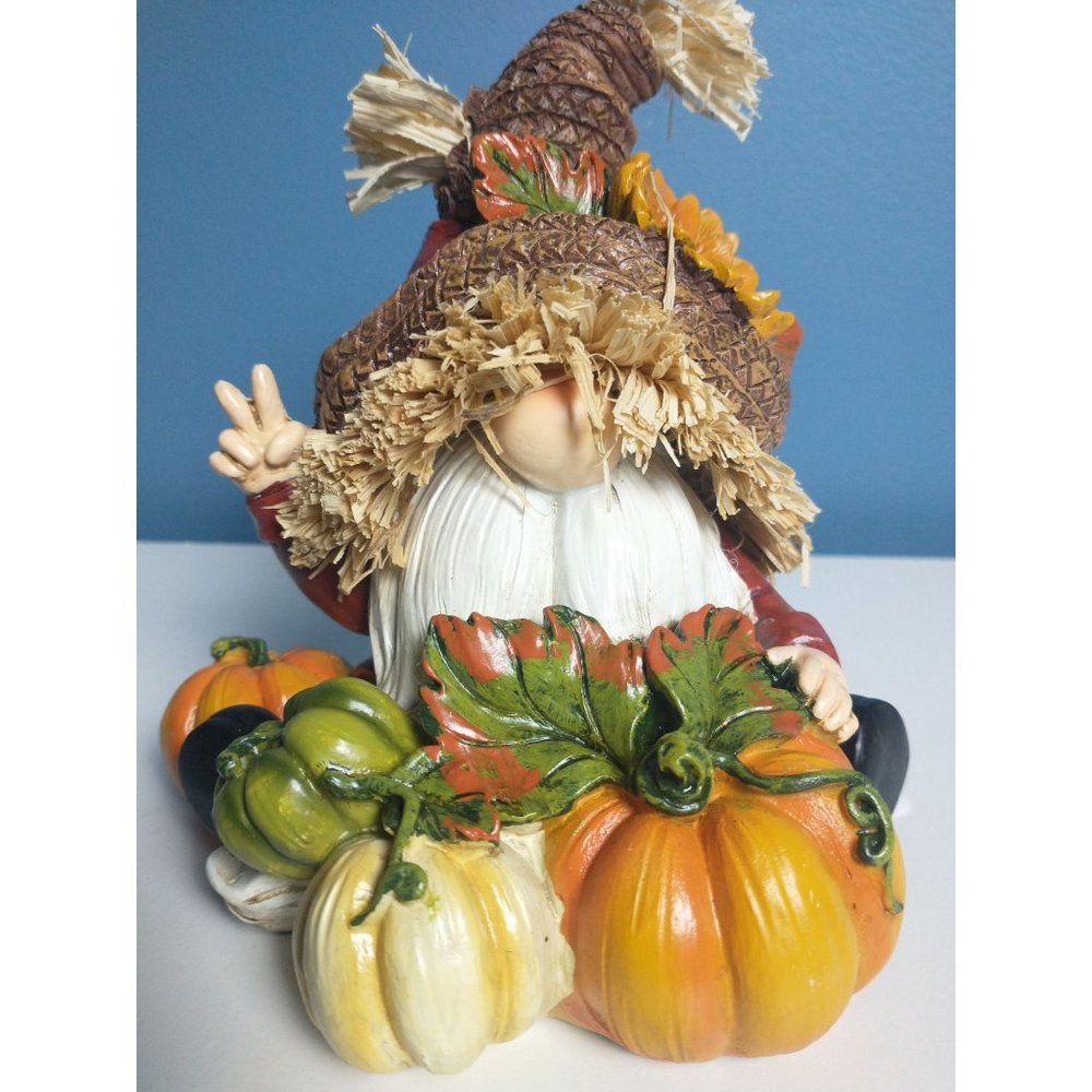 Hodao Handmade Gnome Home Decoration Fall Thanksgiving Pumpkin Swedish